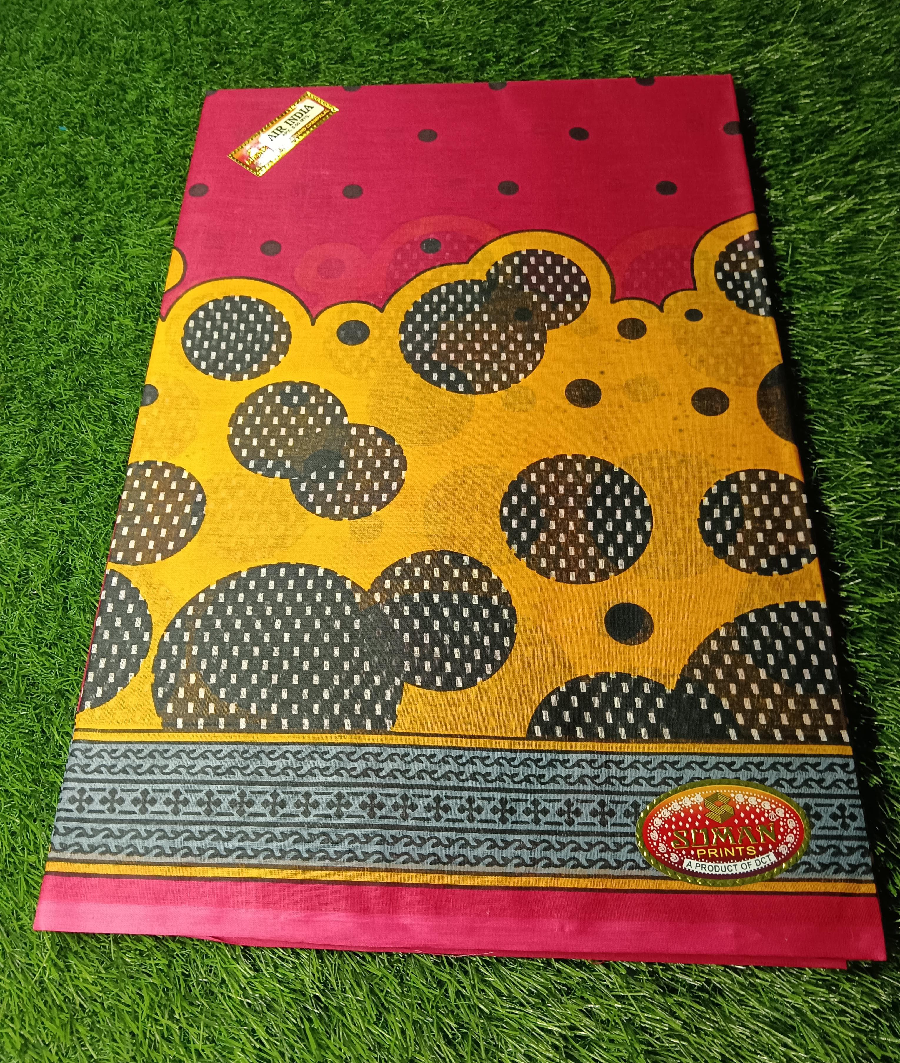 air india cooton saree