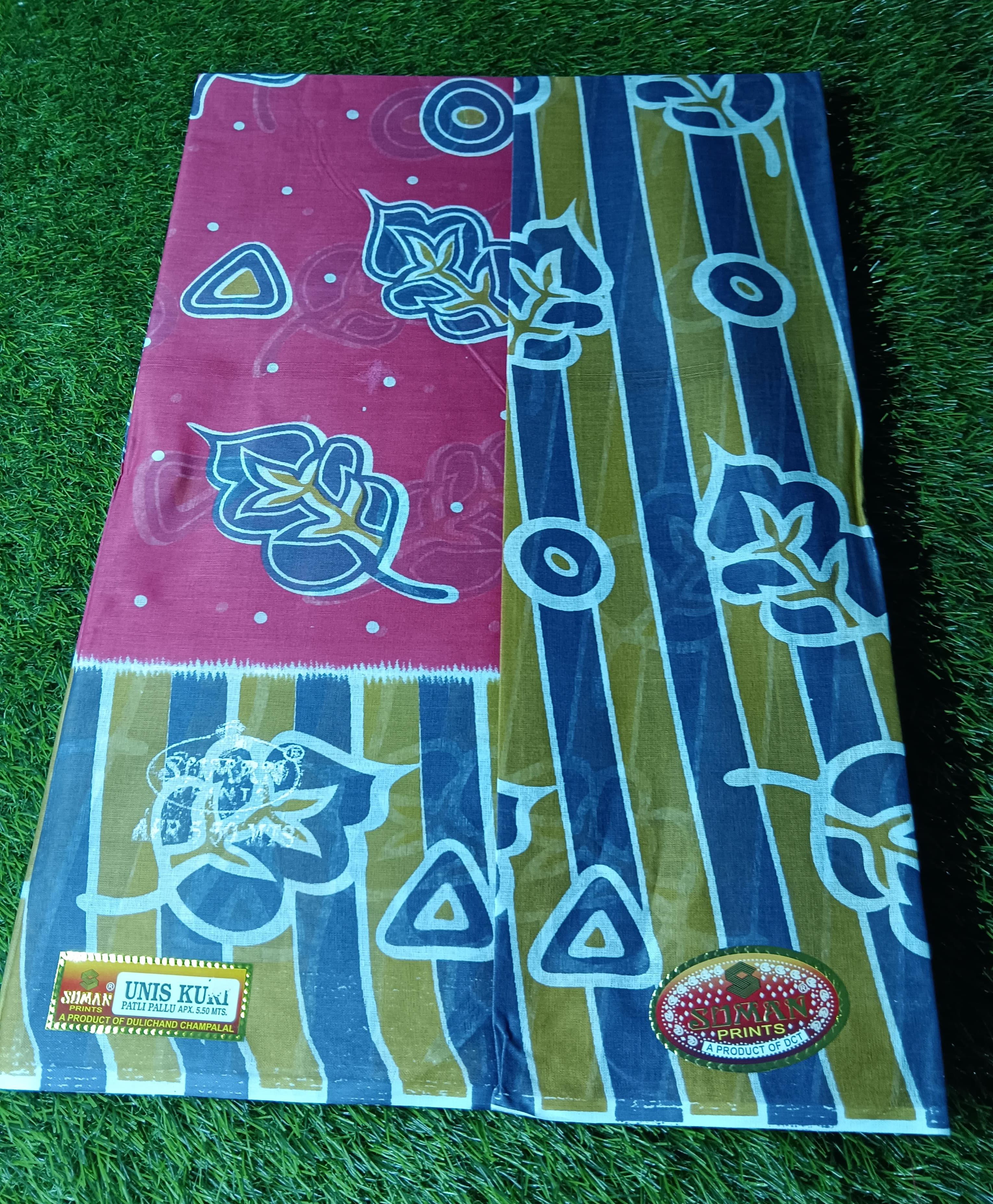 unis-kuri cooton saree